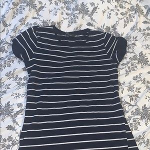 Lulu's Dresses - LuLu’s Striped Navy T-shirt Dress Lulu's Dresses - LuLu’s Striped Navy T-shirt Dress